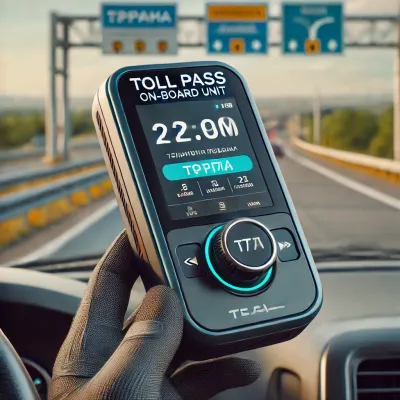 TollPass GNSS fedélzeti egység teherautók számára Bulgáriában