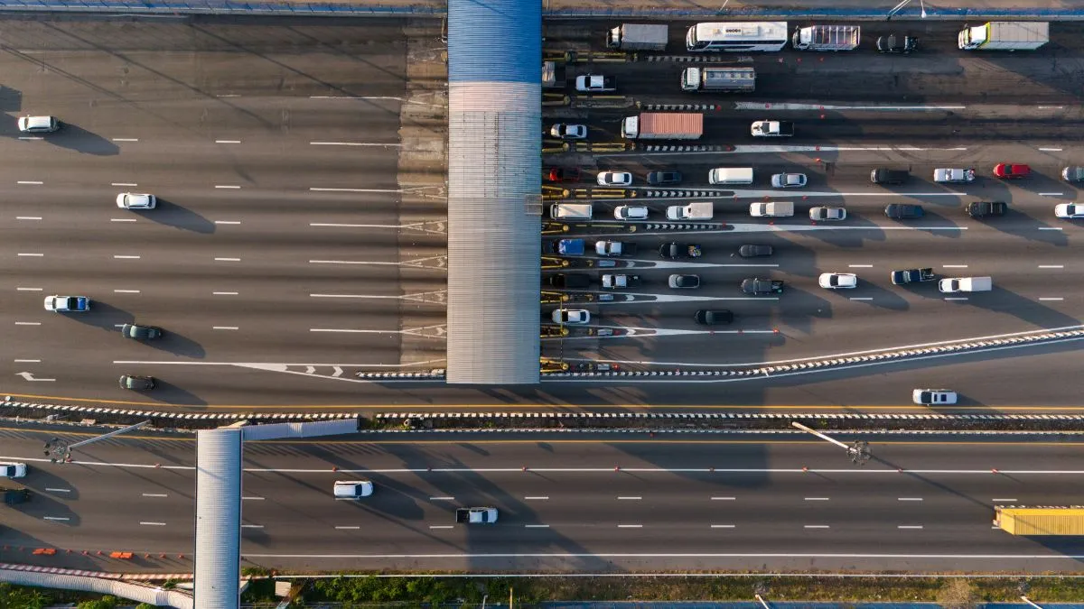 Barrière pour le paiement des frais d'autoroute pour une vignette en Bulgarie