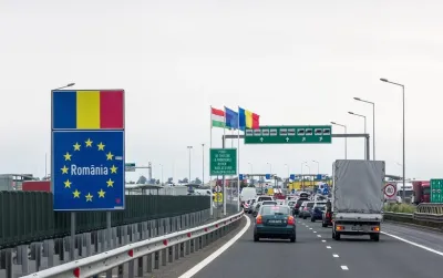 Mautautobahn Grenzübergang Rumänien-Bulgarien