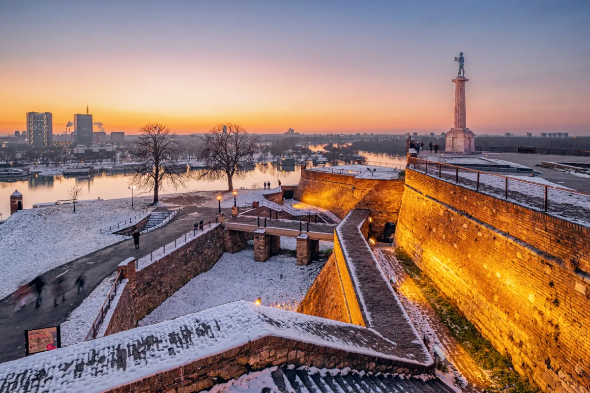 Belgrads Kalemegdan ist ein Symbol für die reiche Geschichte der Nation